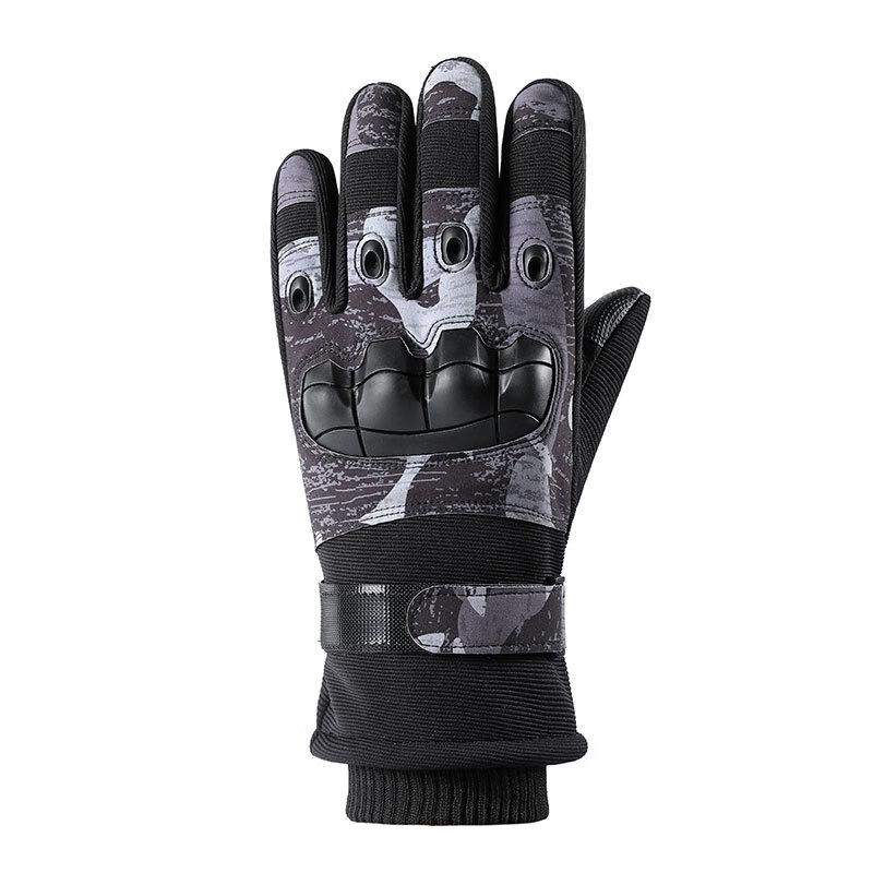 Rindu Men's Winter Tactical Warm Cycling Gloves