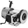 CNC Rotational Rotary Axis 4-Jaw Chuck 100mm Hollow Shaft 4th Axis Rotary Axis Tailstock CNC Router Engraver Machine