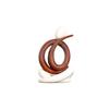 Creative Abstract Hollow Human Sculpture Art Sitting Cross-Legged Handicraft Wine Cabinet Decor Irregular Line Figure Statue