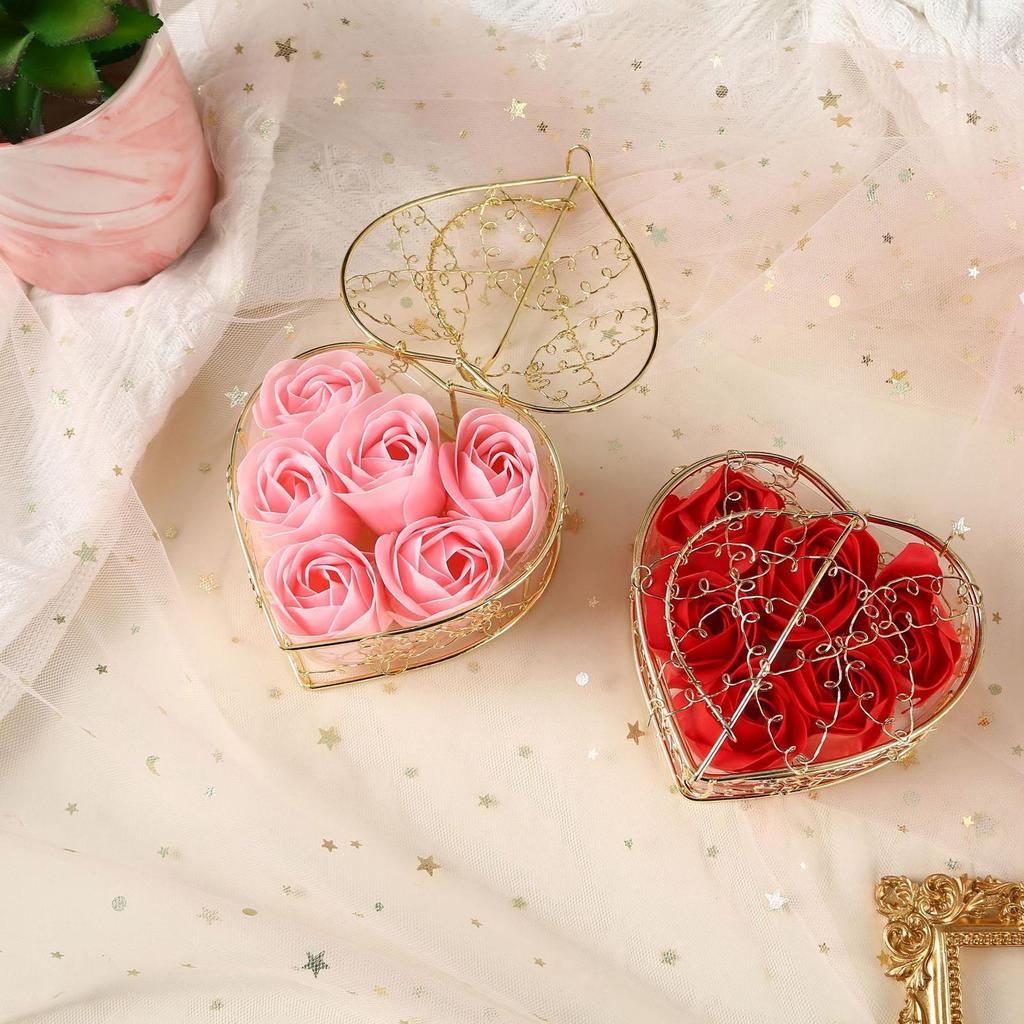Artificial Rose Soap Decoration Scented Bath Gift for Her Girlfriend Women Girls