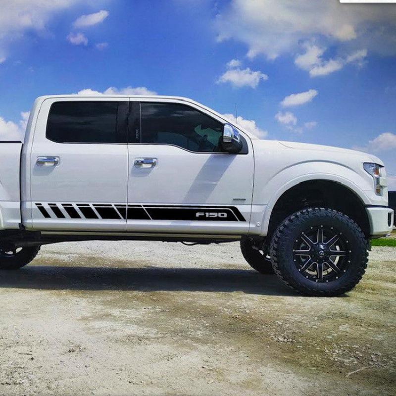 F150 Body Waistline Decals: Scratch Cover & Personality Car Door Stickers