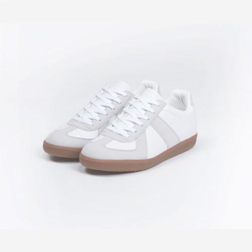 [The Nopi] Louis 5.5cm Height-Increasing German Army Sneakers White 25-012