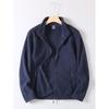 Foreign Trade Export Surplus Autumn and Winter Double-Sided Fleece Jacket for Men, Loose Casual Stand Collar Warm Fleece Coat