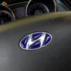 Epoxy Decoration for Hyundai Elantra Sonata Lafesta Mistra I30 I40 Accent Tucson Solaris Verna Car Steering Wheel Center Sticker