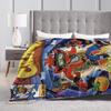 Crashs Bandicoots Flannel Blankets Warm Soft Throw Blanket for Home Decor Travel Graphic Bedspread Sofa Bed Cover