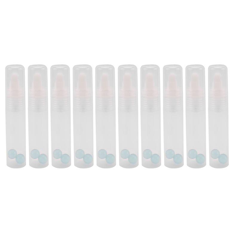 

AEE4-10 Pack Refillable Acrylic Paint Markers White Paint Marker Pens 15Mm For Rock Painting Wood прозорий