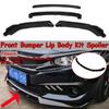 Spoiler für Honda Civic Limousine ABS Glänzend Schwarz 4-türig Glänzend Schwarz 16+ Frontstoßstangenlippe Karosserie-Kit