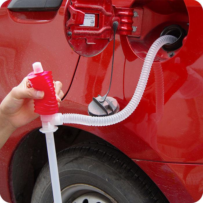 Portable Liquid/Fuel Transfer Siphon Pump Large Squeezing Syphon for Lawn Mowers & Manual Pumping Petrol, Water, Alcohol