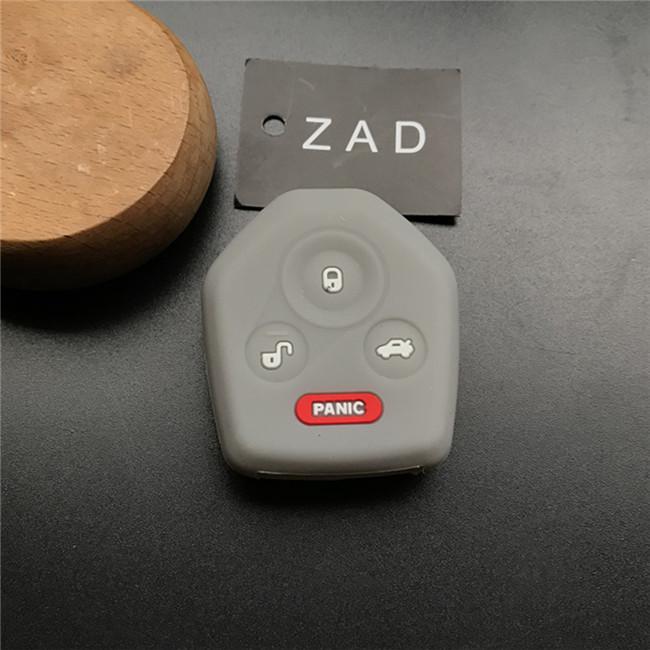 ZAD 4 buttons silicone car key case Shell cover For for Subaru Tribeca Forester WRX XV Outback Legacy Impreza Crosstrek