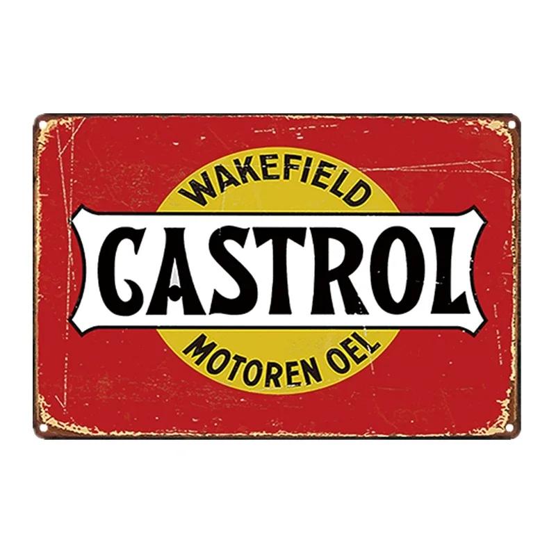 Vintage Car Gas Oil Harvest Classic Rusty Metal Sign Multi-tin Sign Garage Wall Decoration Motorcycle Repair Shop Decoration