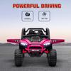 2 Seater 24V 7AH Ride on Truck, Battery Powered Electric Ride On Car w/ Remote, Suspension, 3 Speeds, Pink