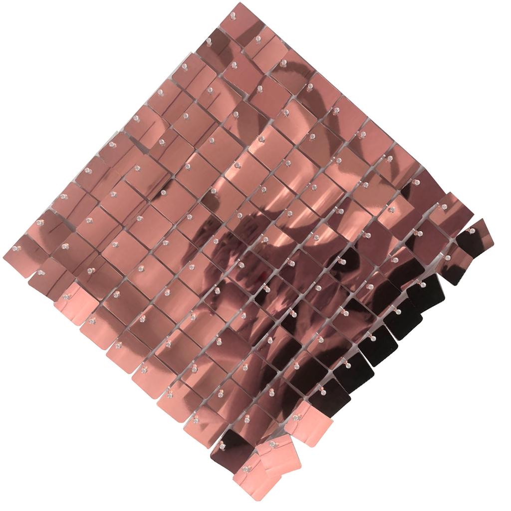 Shimmer Wall Backdrop 30x30CM Wind Activated Square Sequin Wall Panel Backdrop Decor