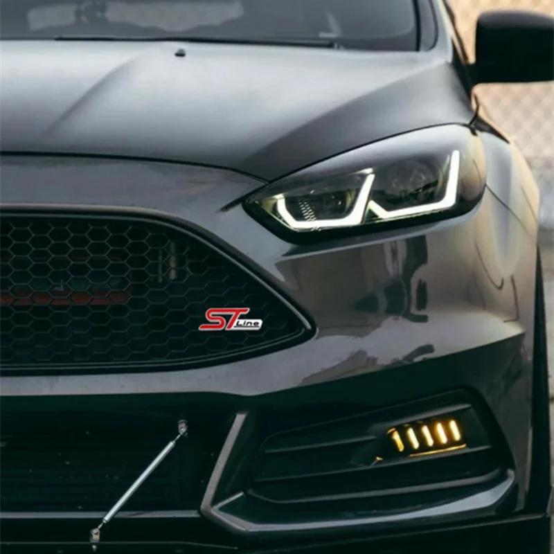3D Metal Car Emblem Decal Auto Grille Badge For Ford ST Line Fiesta Focus Edition Car KUGA Mondeo Ecosport Auto Accessories
