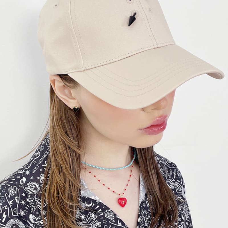 

HOLY NUMBER 7 Holy Simple Ball Cap_beige FREE