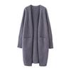 Women's Solid Color Knitted Cardigan Sweater Shawl - Autumn/Winter 2021