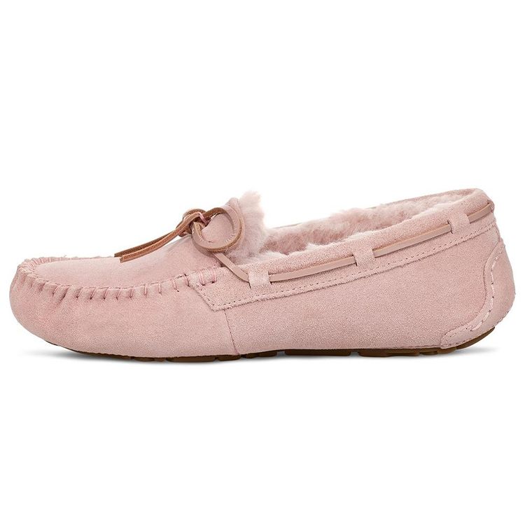 

UGG Повседневные туфли на плоской подошве с флисовой подкладкой Dakota, женские туфли, кристально-розовые 1106877-PCRY