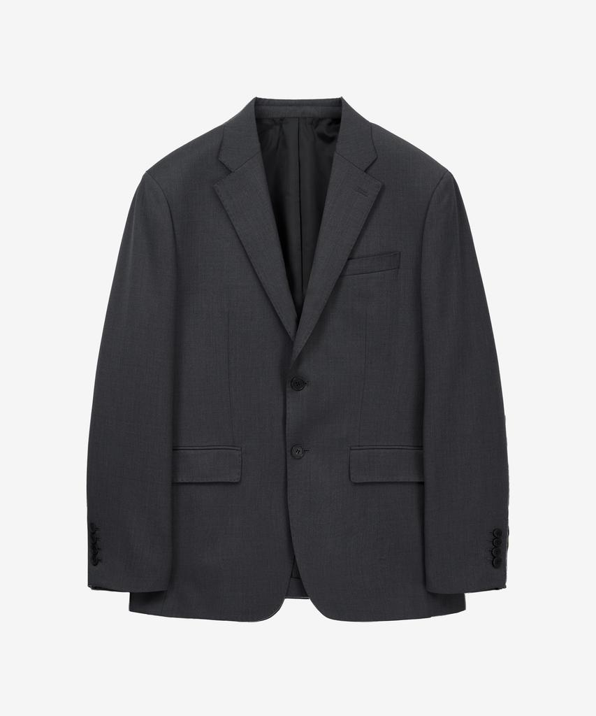 Tngt Classic Wool Suit Jacket (Charcoal Gray) Tnja6E101Cg