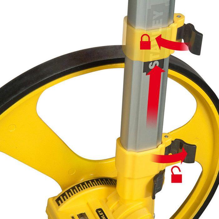 Odomètre Stanley MW40M - Compteur à 5 positions avec bouton de remise à zéro