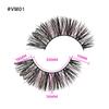 3 Pairs High Quality Strip Lashes Handmade Natural for Fluffy Mink Lashes Custom Logo Box Packaging