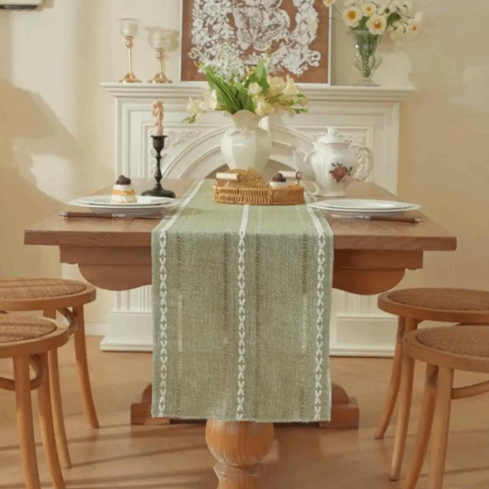 Hollow Design Rustic Banquet Table Runner Long Dining Table Cover Party Table Linen Wedding