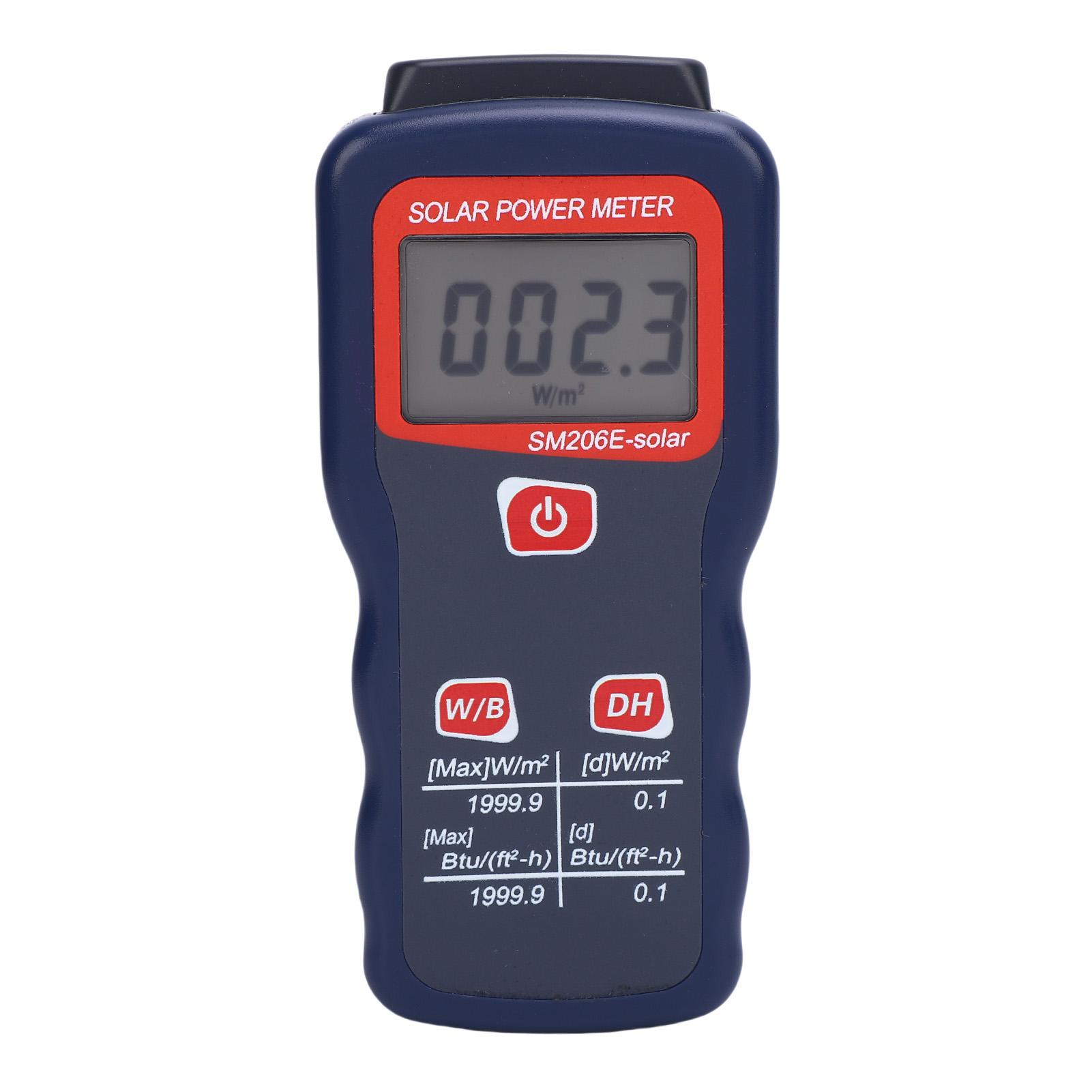 

Сонячний вимірювач потужності Точне збереження даних Тестер вимірювання сонячної енергії для метеорологічних досліджень