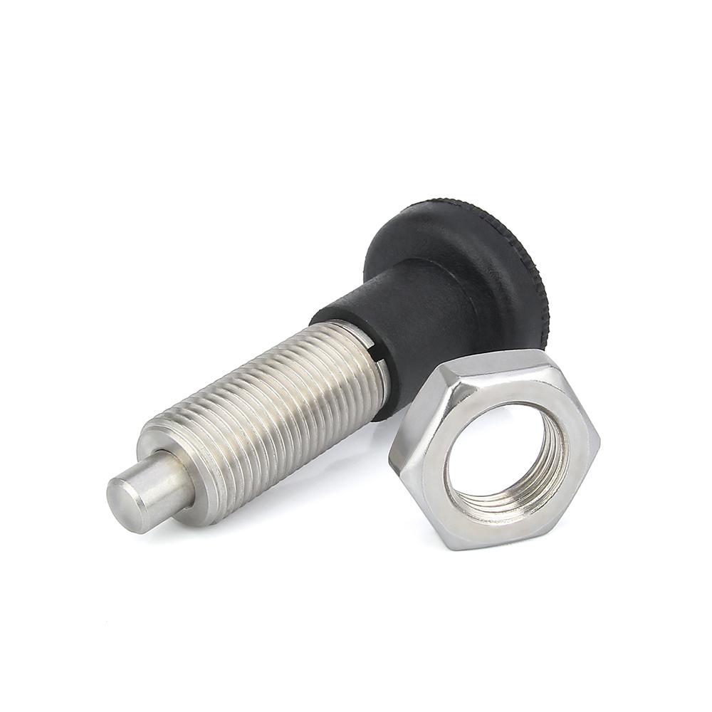 1 szt. M10 M12 M16 M20 Plunger indeksujący typu powrotnego Stal węglowa Stal nierdzewna Śruba sprężynowa Kołek blokujący