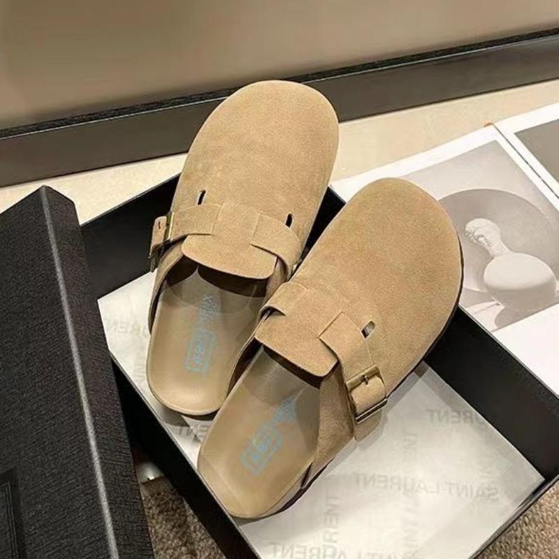 

Женские тапочки, сандалии на низком каблуке, черные резиновые туфли, женские летние шлепанцы с круглым носком, оригинальная новая модная повседневная обувь