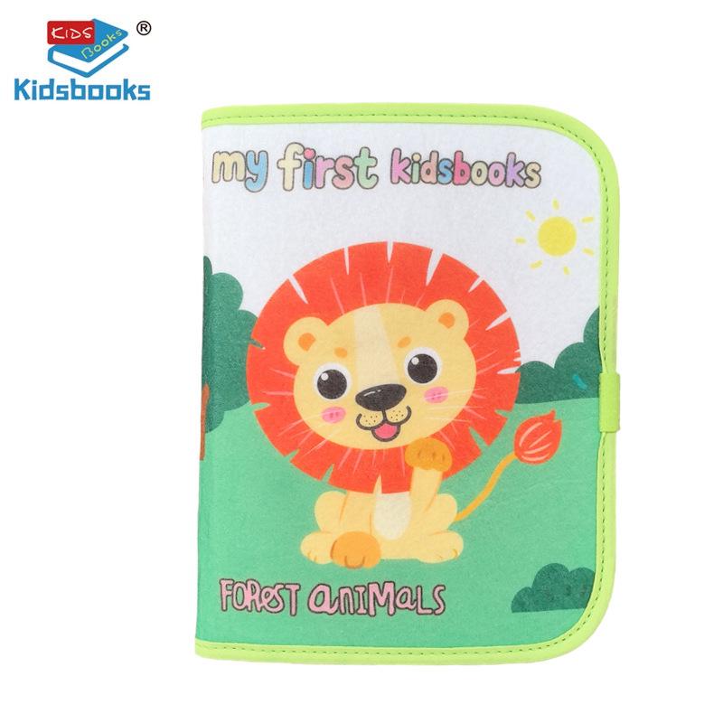 Baby Soothing Cloth Book: Tear-Resistant, Velcro-Closure, Montessori Early Education Toy for Infants & Toddlers