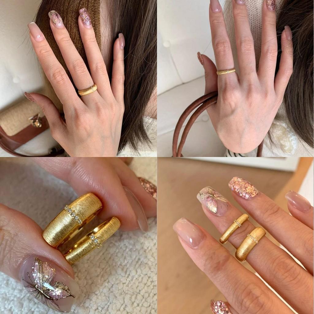 Sophisticated Adjustable Pearl And Zirconia Ring For Women In Unique Minimalist Style