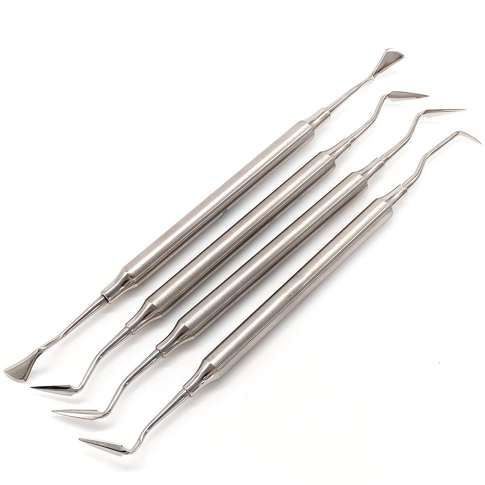 

Высококачественные стоматологические пародонтальные скалеры, нож Орбана и нож Киркланда, стоматологический скалер из нержавеющей стали, инструменты для чистки зубов 4 pcs mixed