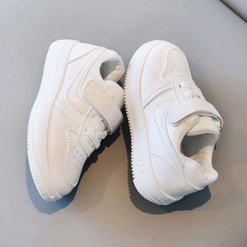 Kids Unisex Lightweight Soft Sole Breathable Casual Sports Sneakers Solid Color School Shoes