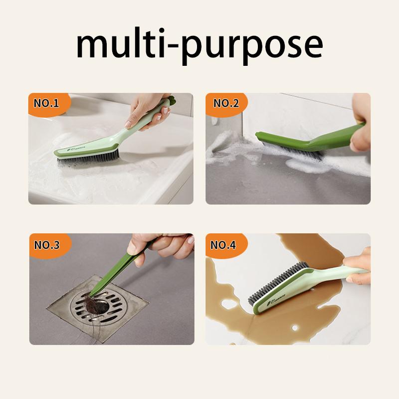 4-In-1 Multi-Purpose Cleaning Brush for Bathroom Kitchen Cleaning Brush for Household Walls Cracks and Floors