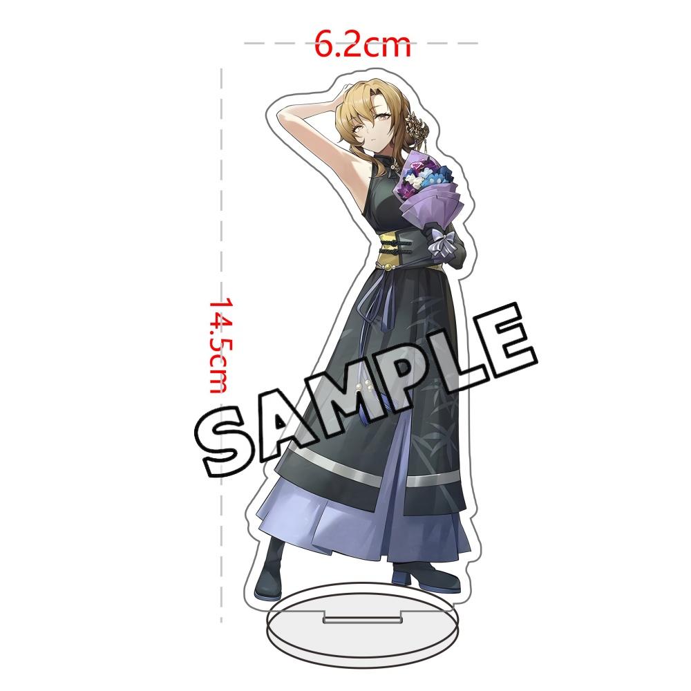 

Anime Steins;Gate Acrylic Stand Figure Keychain Okabe Rintaro Makise Kurisu Shiina Mayuri Suzuha Amane Desk Decor Collect Gift