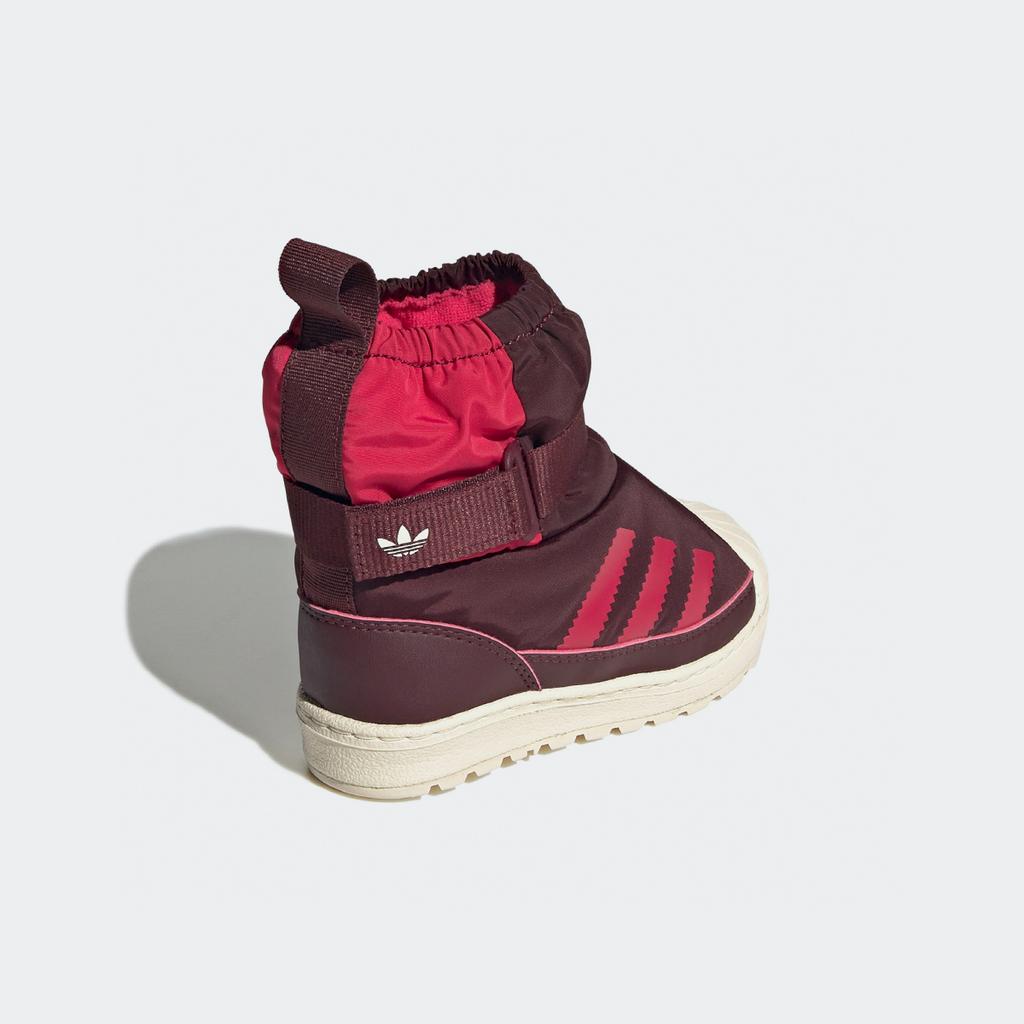 [Adidas] Superstar Winter Boots Infant [JR5805-MAROON/WONWHI/RUBRED]