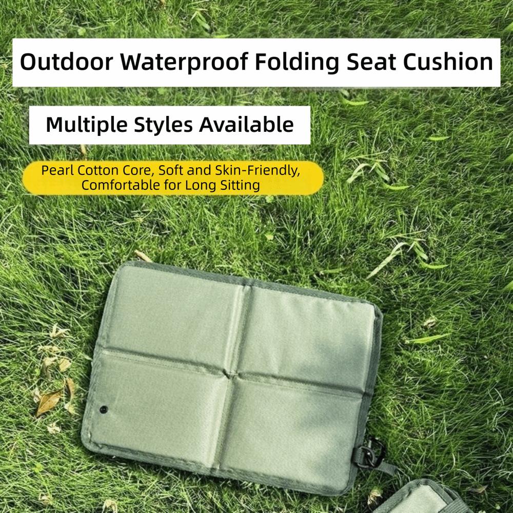 Portable Camping Seat Pad Oxford Cloth Foldable Seat Cushion Outdoor Sitting Pad  Outdoor