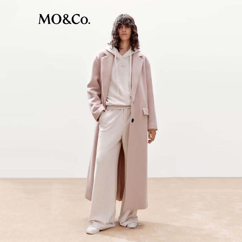 MO&Co. Women's Double-faced Wool Long Coat MBE4OVC012
