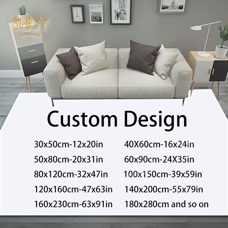 Vintage Neo Chinese Carpet 180x280cm Luxury Felt Rug Non-slip Living Room Decoration Aesthetic High Quality