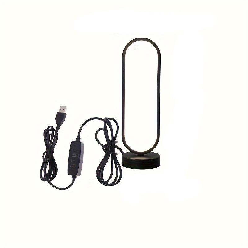 1 Stück Lampe Schlafzimmer Ringlampe Wohnzimmer Dreifarbig Dimmbar Nachttischlampe LED Nachtlicht