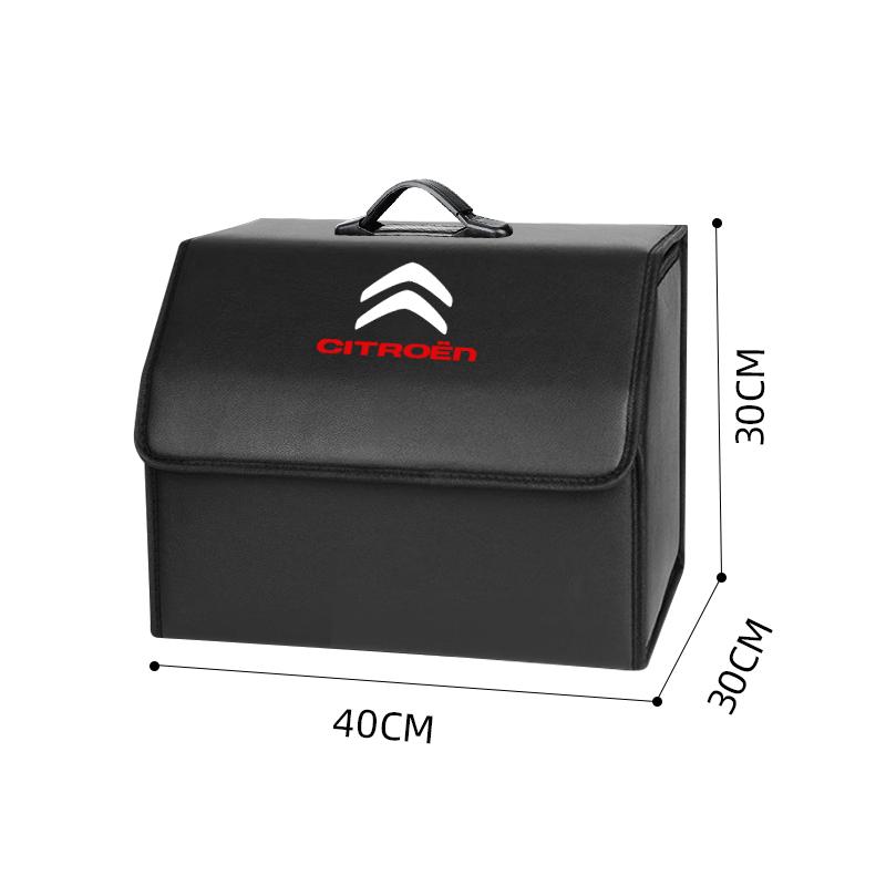 XKJC9 Car Trunk Organizer Box Large Capacity Auto Multiuse Tools Storage Bag Stowing Tidying For Citroen C1 C2 C3 C4 C5 C6 C8 C4L DS3