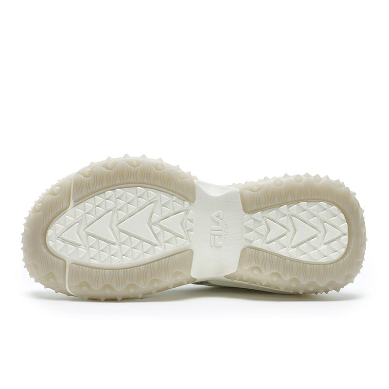 Fila Sofia 3 Fishbone Shoes Comfortable Versatile Wear-Resistant Low-Top Casual Shoes Women Sneaker White Green F12W431107FSF