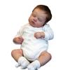 49cm Realistic Finished Boy or Girl Full Vinyl Body Bebe Reborn Doll LouLou Handmade Cloth Body Surprise Figure Toys for Girls Birthday Christmas Gift