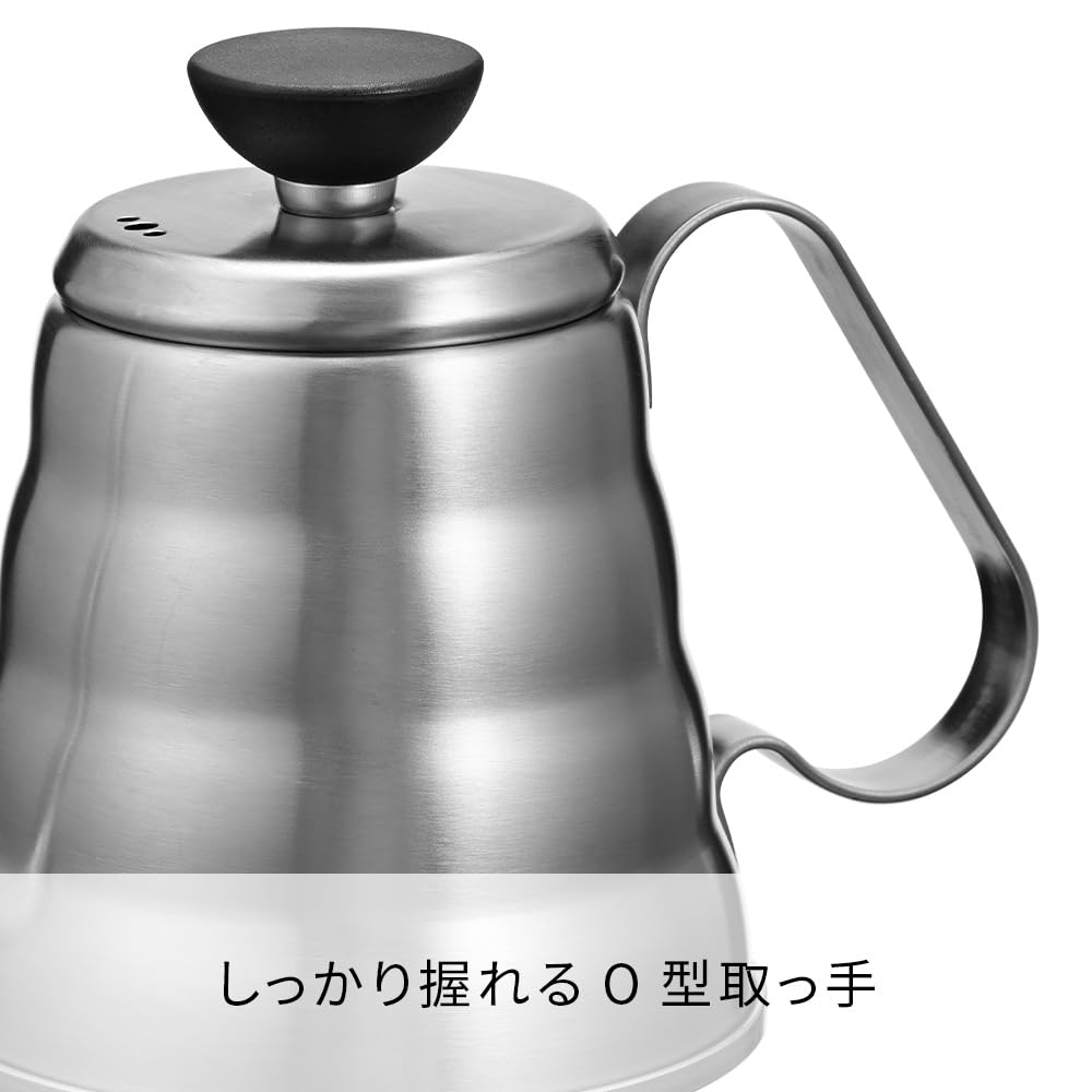 Hario V60 Metal Drip Kettle Vono Silver Practical Capacity 500ml Hairline Silver O-VKB-70-HSV