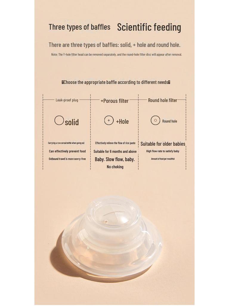 Silikonowa butelka do karmienia dziecka z miękką łyżeczką do karmienia kaszką