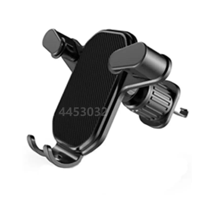 Universal Gravity Car Cell Phone Holder For Peugeot 307 208 206 207 3008 308 407 508 GPS Stand Air Vent Clip Mount Accessories чёрный