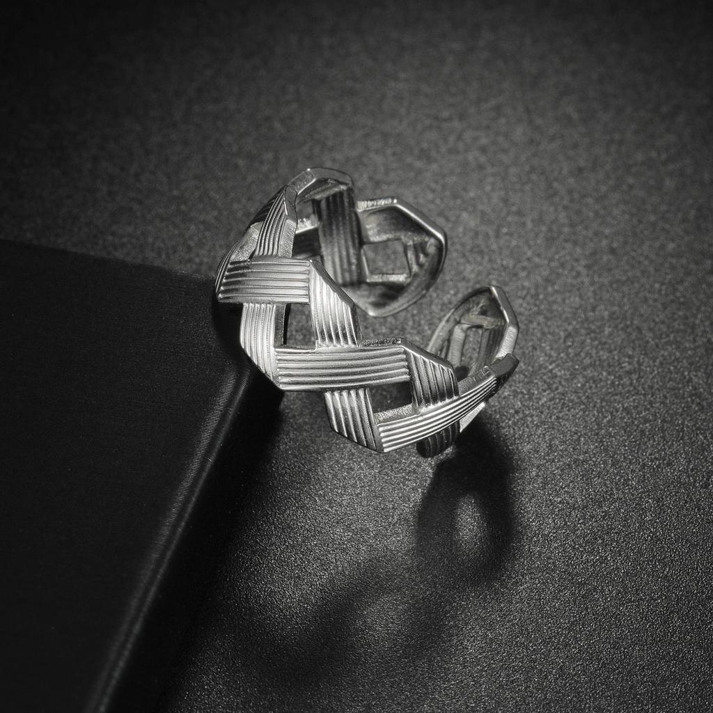 Adjustable Non-Fade Electroplated Couple's Ring