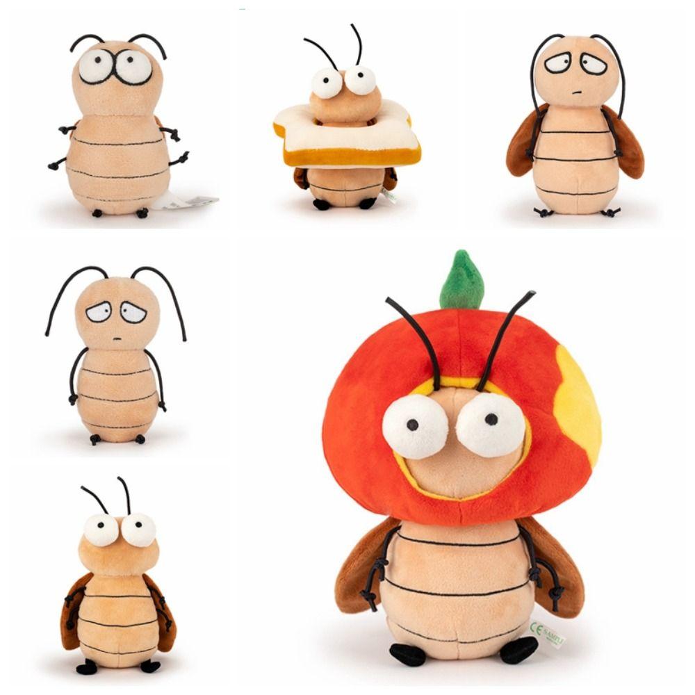 

South Cockroach Plush Doll Soft Cockroach Plush Toy Cartoon Cockroach Stuff Toy Kids 10cm-style 1