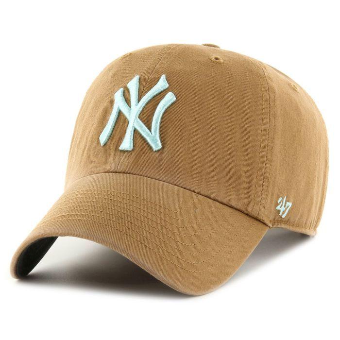 Casquette - 47 BRAND - WORLD SERIES New York Yankees - Camel - 100% coton - Décontractée