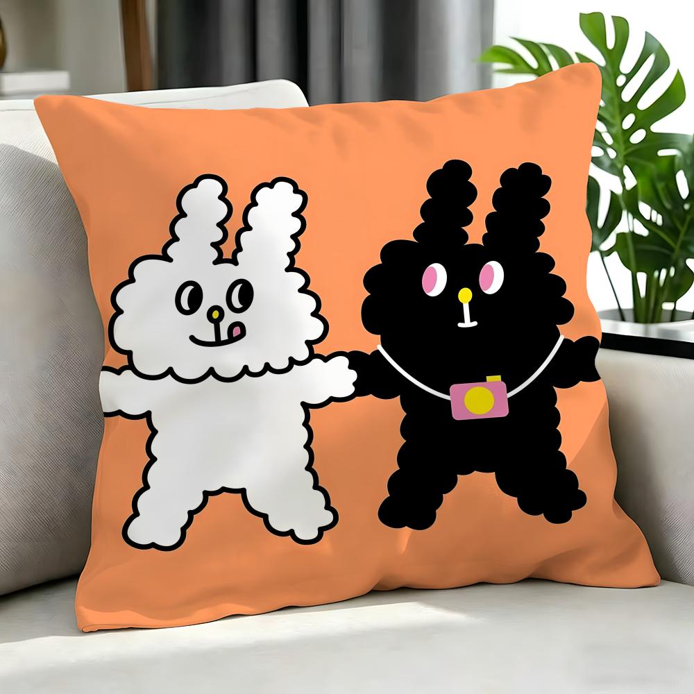 Cartoon BBunni Konbiny Cushion Cover Cushion Cover Set Pcs X X X Pillowcase Decorative Sofa Home Decor