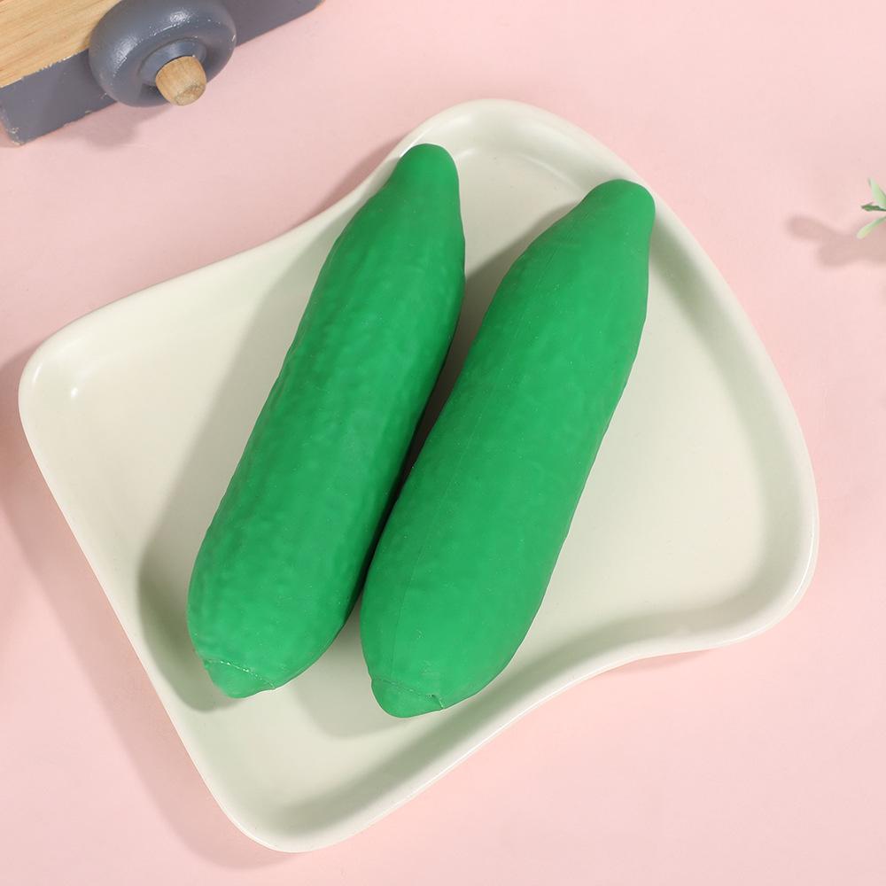 Creative Cucumber Stress Relief Toy: Slow Rebound Decompression Squeeze Artifacts 14.5*3.5 cm