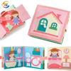 Non-Toxic Toddlers Montessori Toy Busy Book 3D Baby Story Cloth Activities Felt Quite Book Board Preschool Learning Education Travel Toys